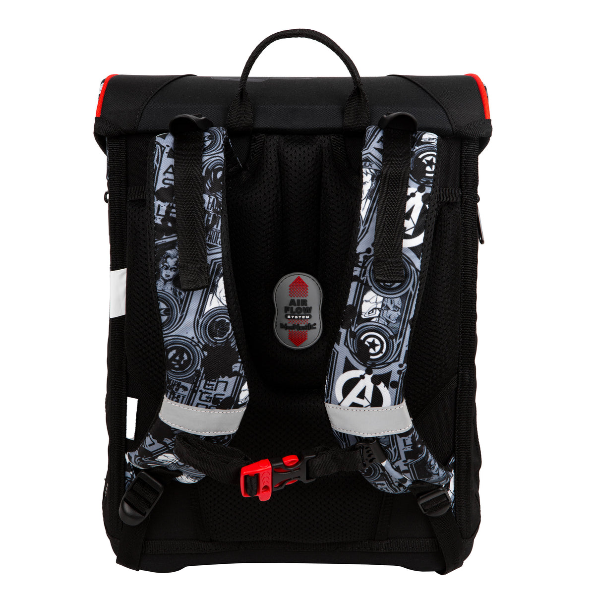 McNeill Teneris Avengers Schulranzen 4tlg. Set – Marvel Air-Flow