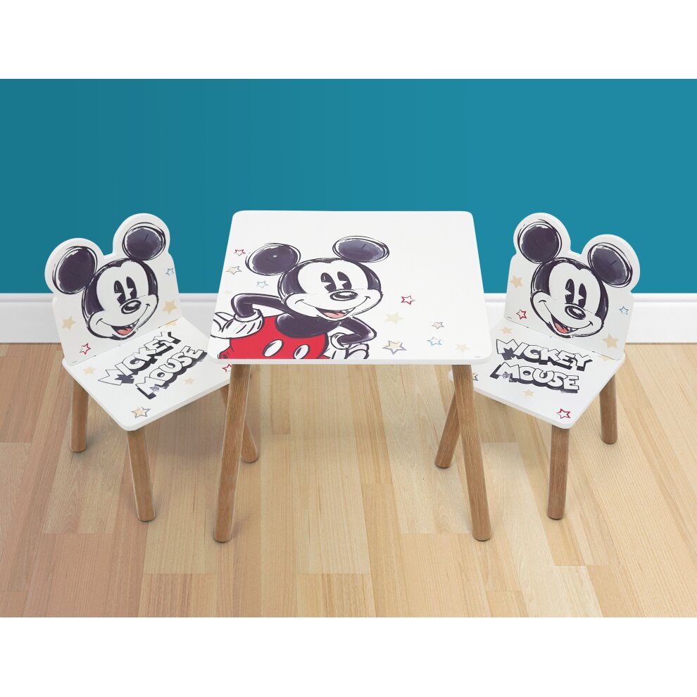 Mickey Maus Kindersitzgruppe Holz Kindertisch Disney