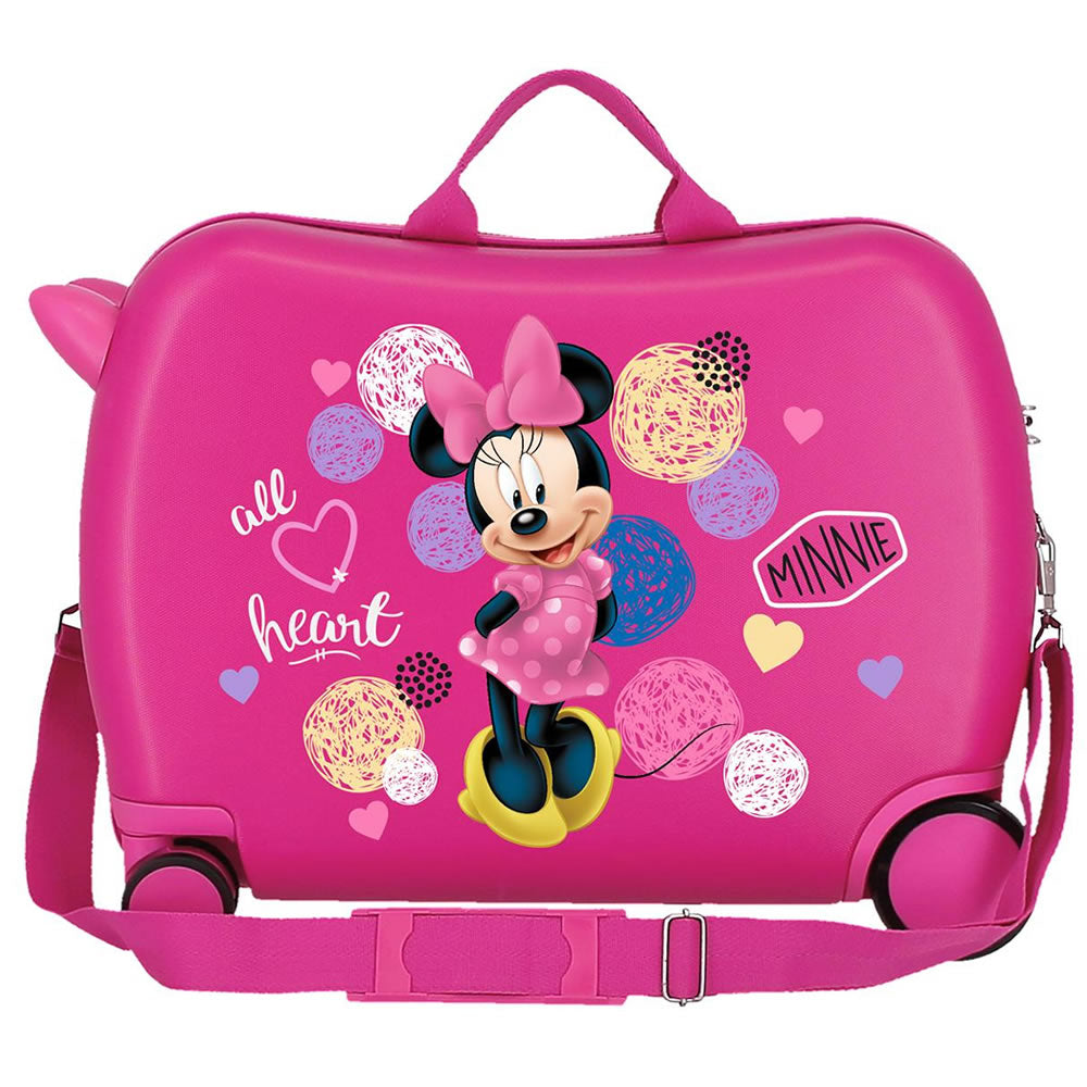 Minnie Maus Sitzkoffer Kinder Hartschalen Koffer Joumma Bags 34 Liter