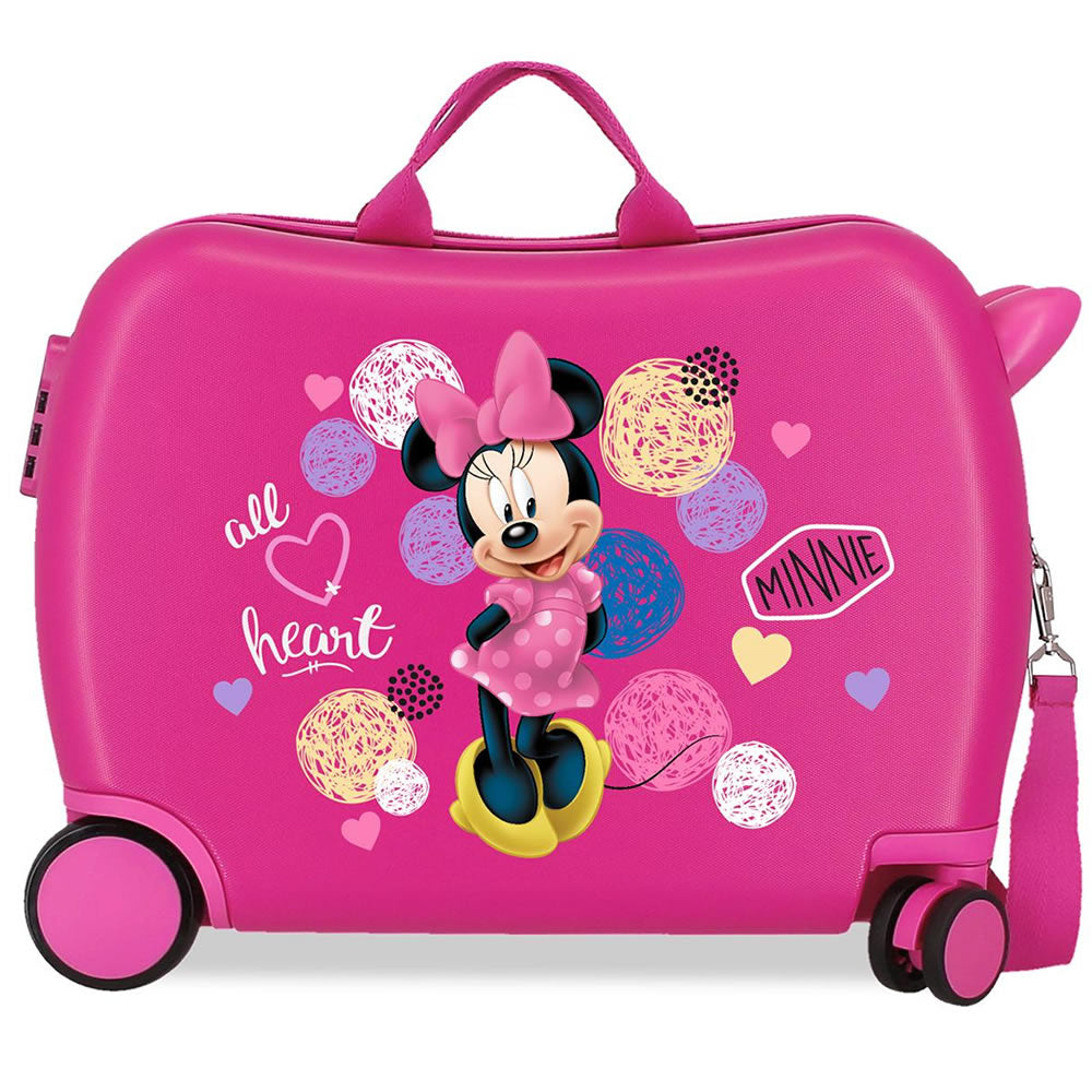 Minnie Maus Sitzkoffer Kinder Hartschalen Koffer Joumma Bags 34 Liter