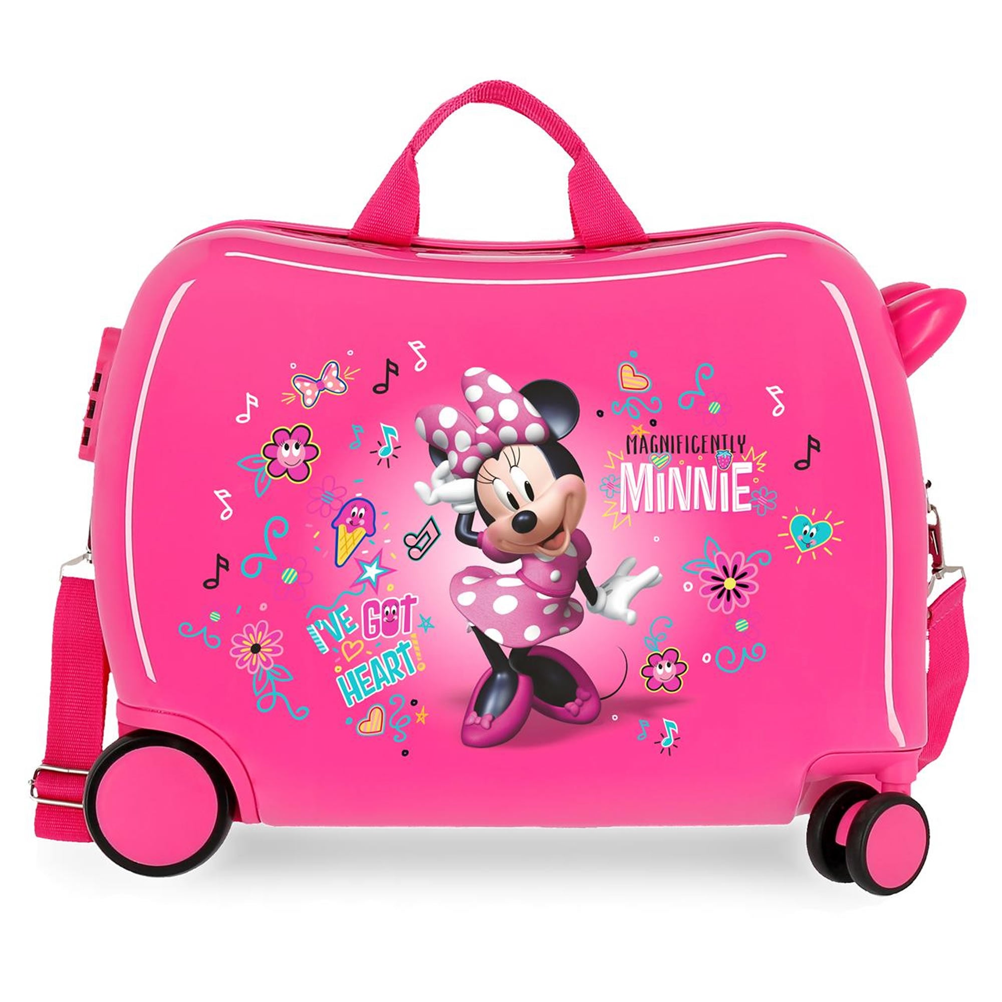 Minnie Maus Sitzkoffer Kinder Hartschalen Koffer Joumma Bags 34 Liter