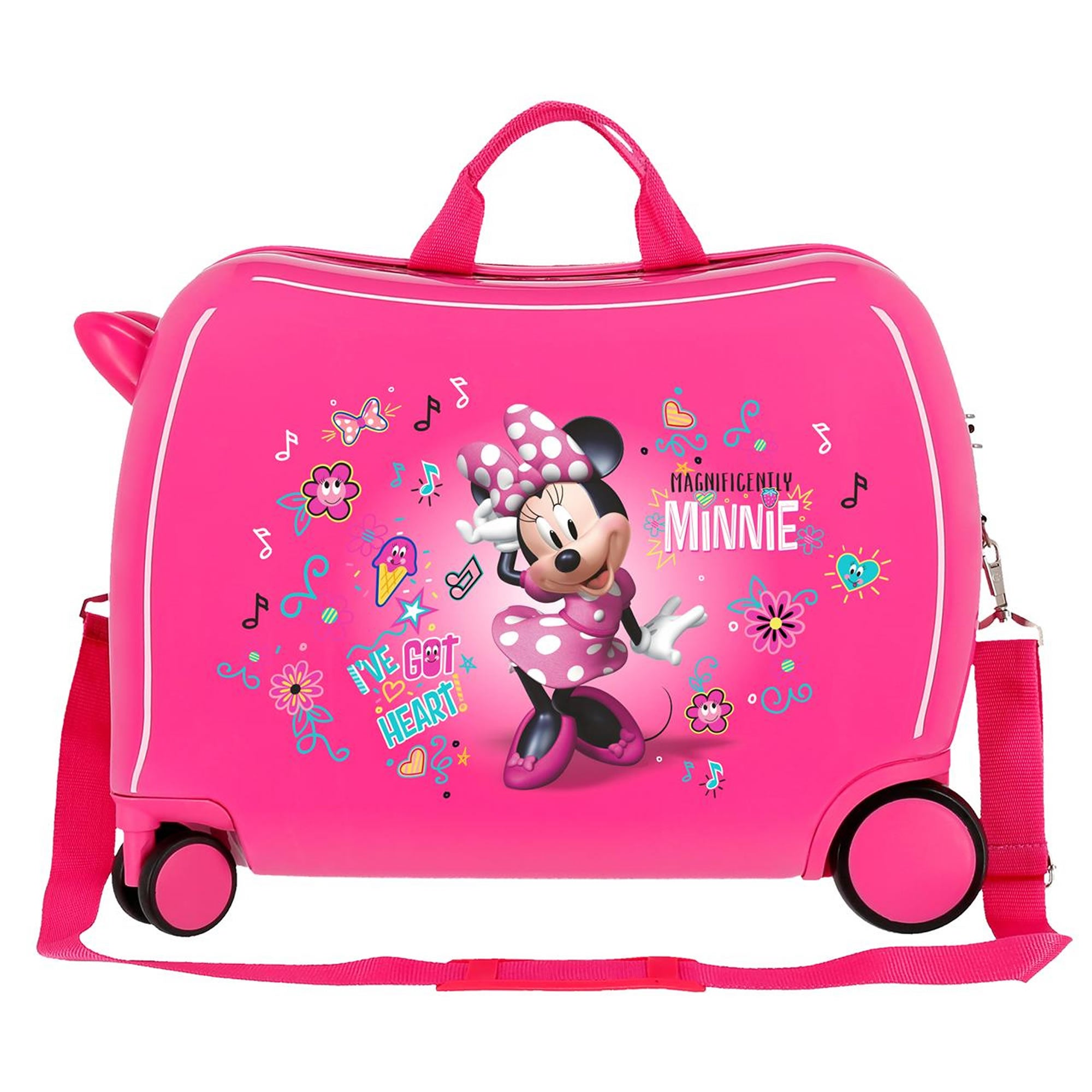 Minnie Maus Sitzkoffer Kinder Hartschalen Koffer Joumma Bags 34 Liter