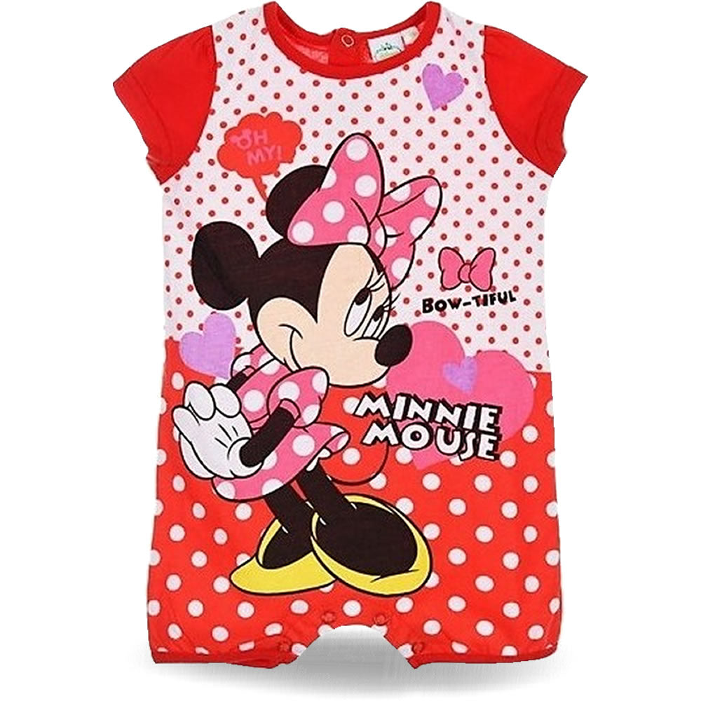 Minnie Mouse Two Piece Baby Set Overall Dress Girls