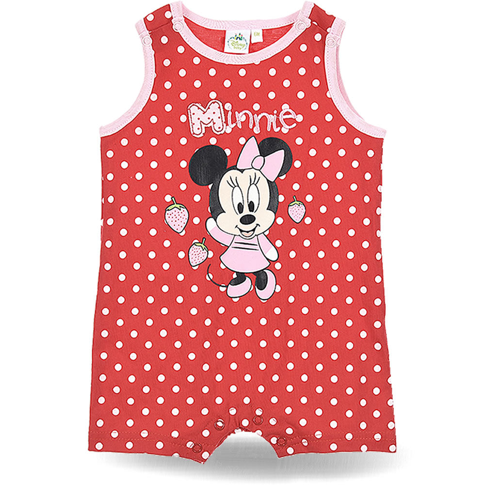 Minnie Mouse Two Piece Baby Set Overall Dress Girls