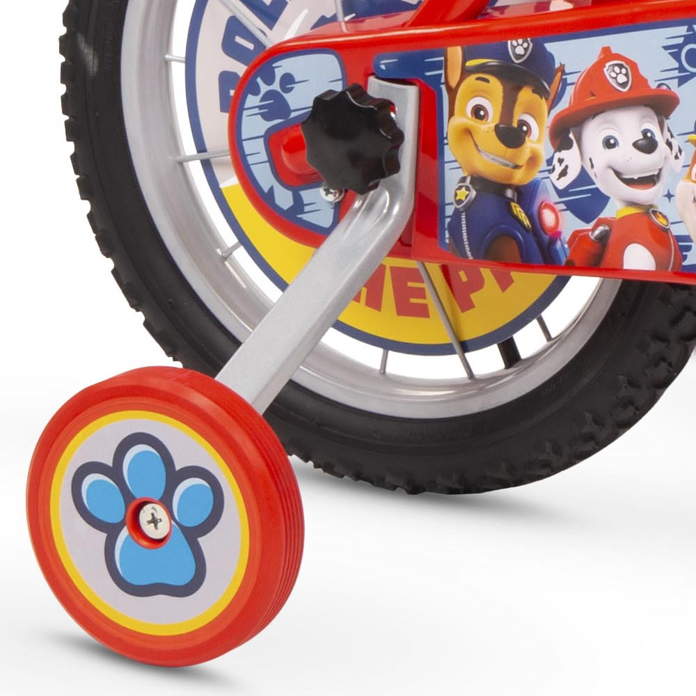 paw patrol fahrrad zubehör Paw Patrol Jungenfahrrad 12–16 Zoll – Rot Blau mit Zubehör