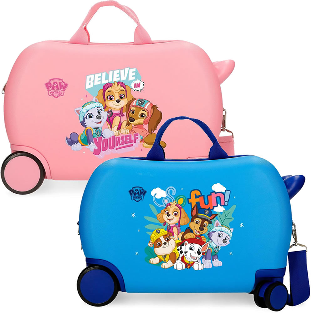 Paw Patrol Sitzkoffer Kinder Hartschalen Koffer Ziehkoffer Skye