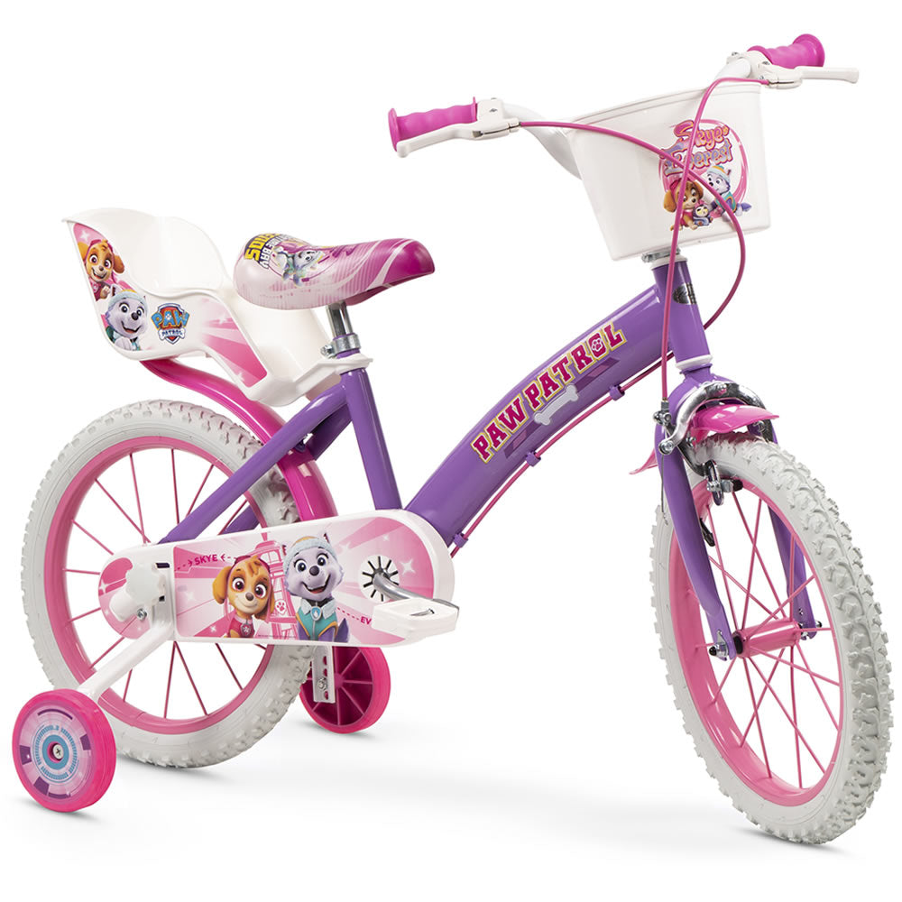 kinderfahrrad 110cm Paw Patrol Skye Kinderfahrrad 12-16 Zoll – Mädchenrad Lila