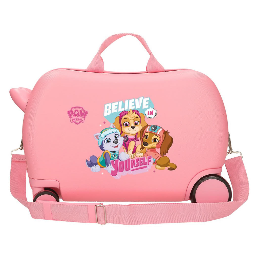 Paw Patrol Sitzkoffer Kinder Hartschalen Koffer Ziehkoffer Skye