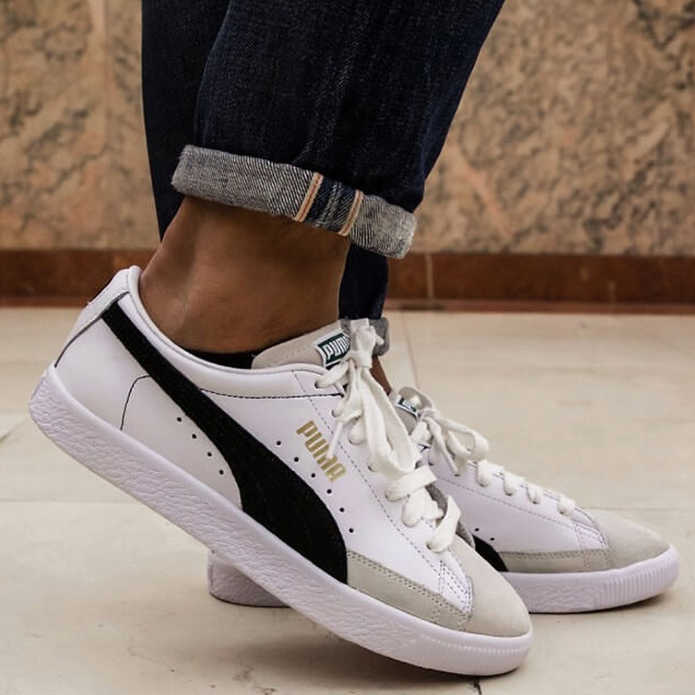 Puma Schuhe Sneaker Sportschuhe Basket Weiß