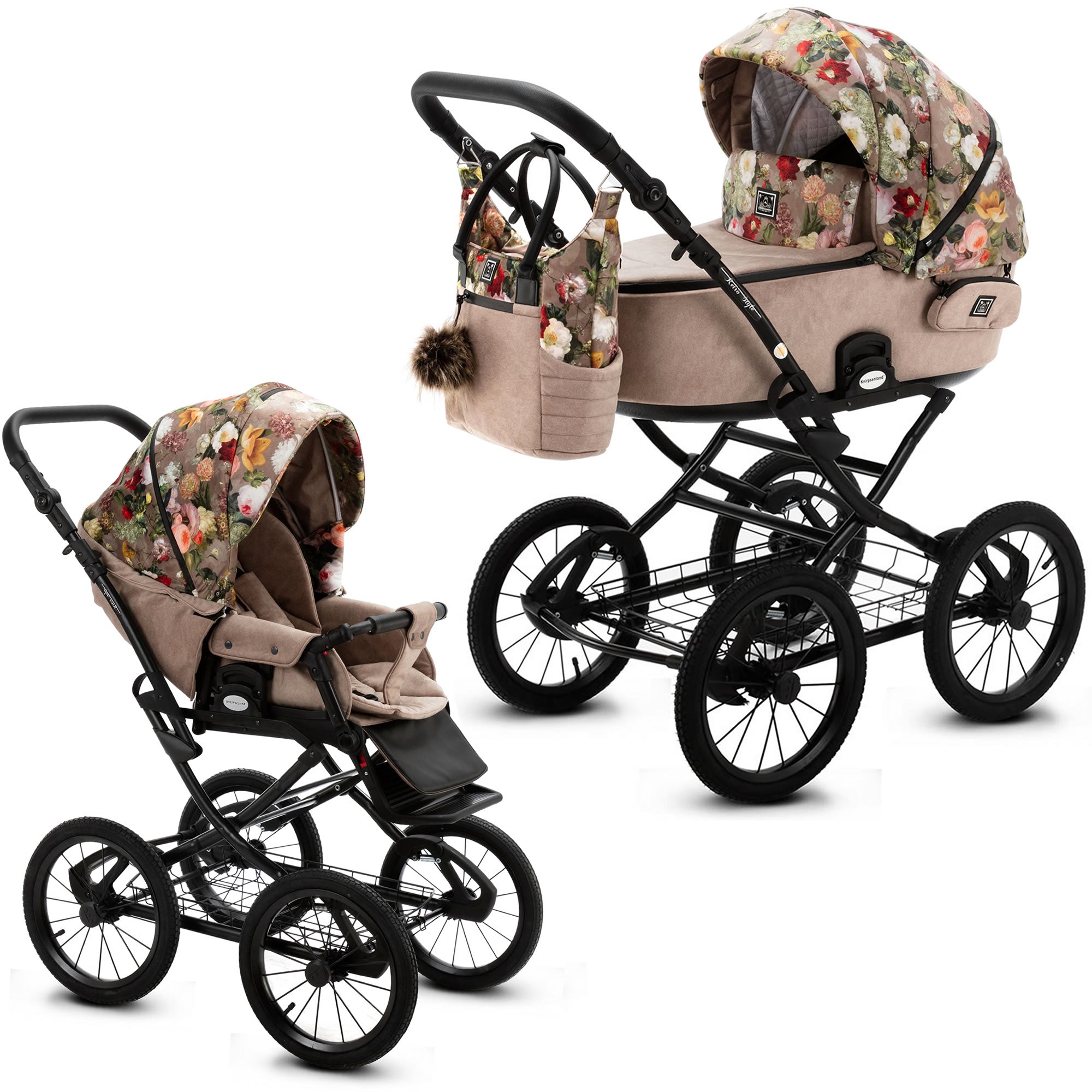 Knirpsenland Retro Kinderwagen Flowers