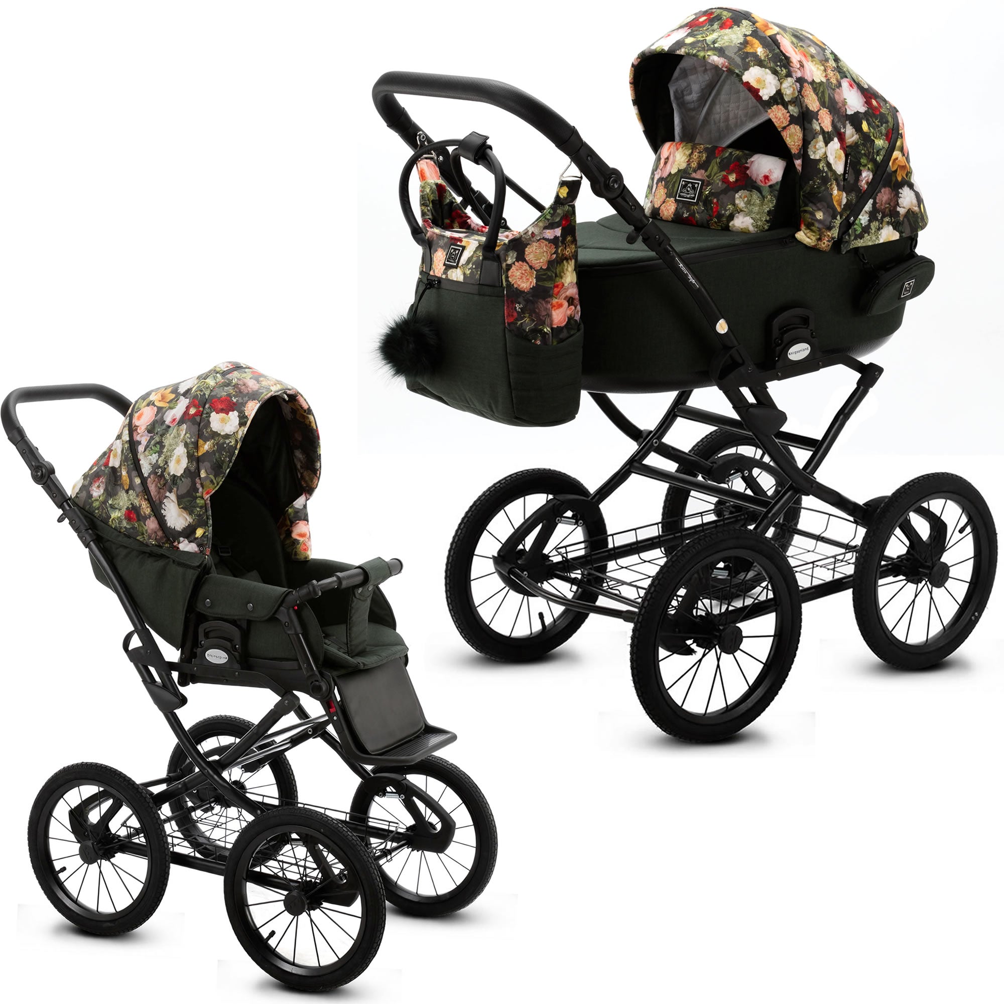 Knirpsenland Retro Kinderwagen Flowers