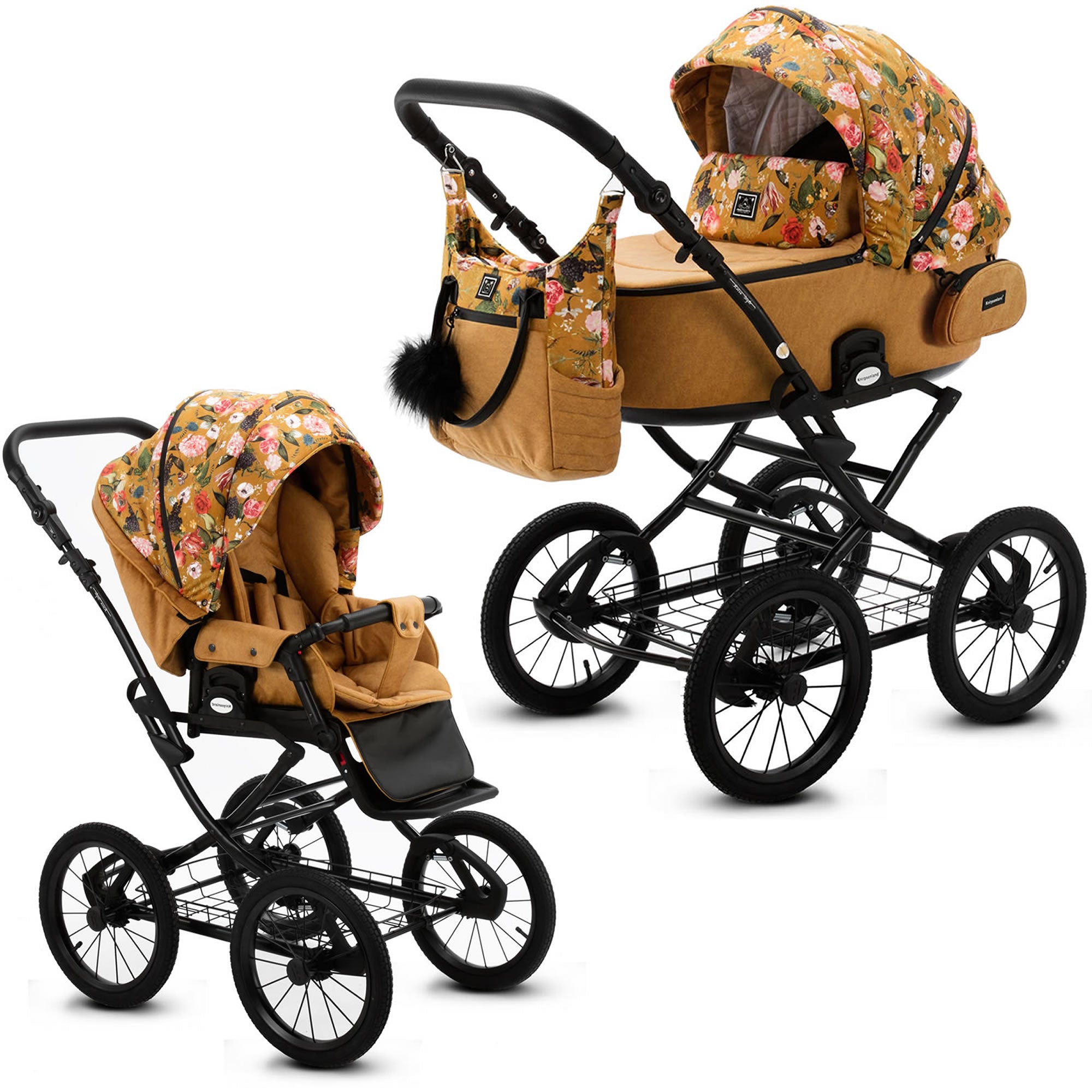 Knirpsenland Retro Kinderwagen Flowers