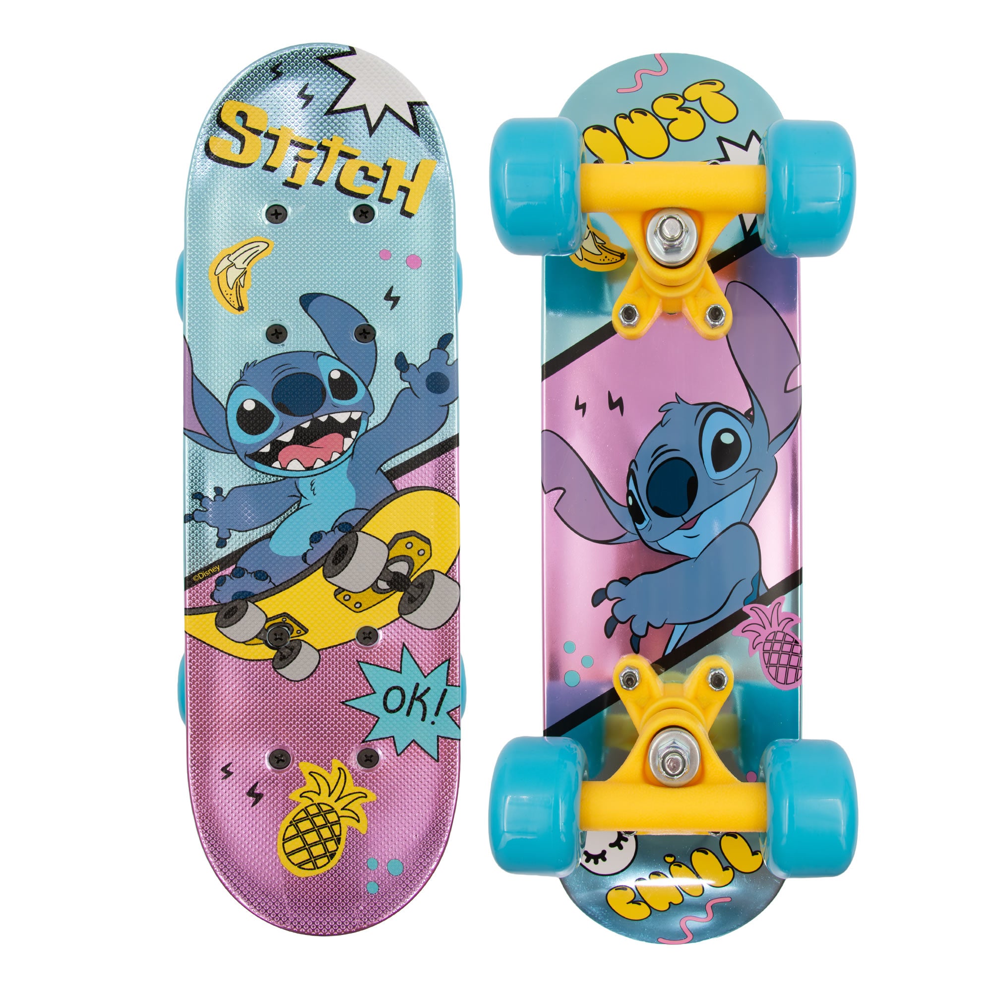 Stitch Skateboard Kinder 42 cm – Lilo & Stitch Disney Funboard