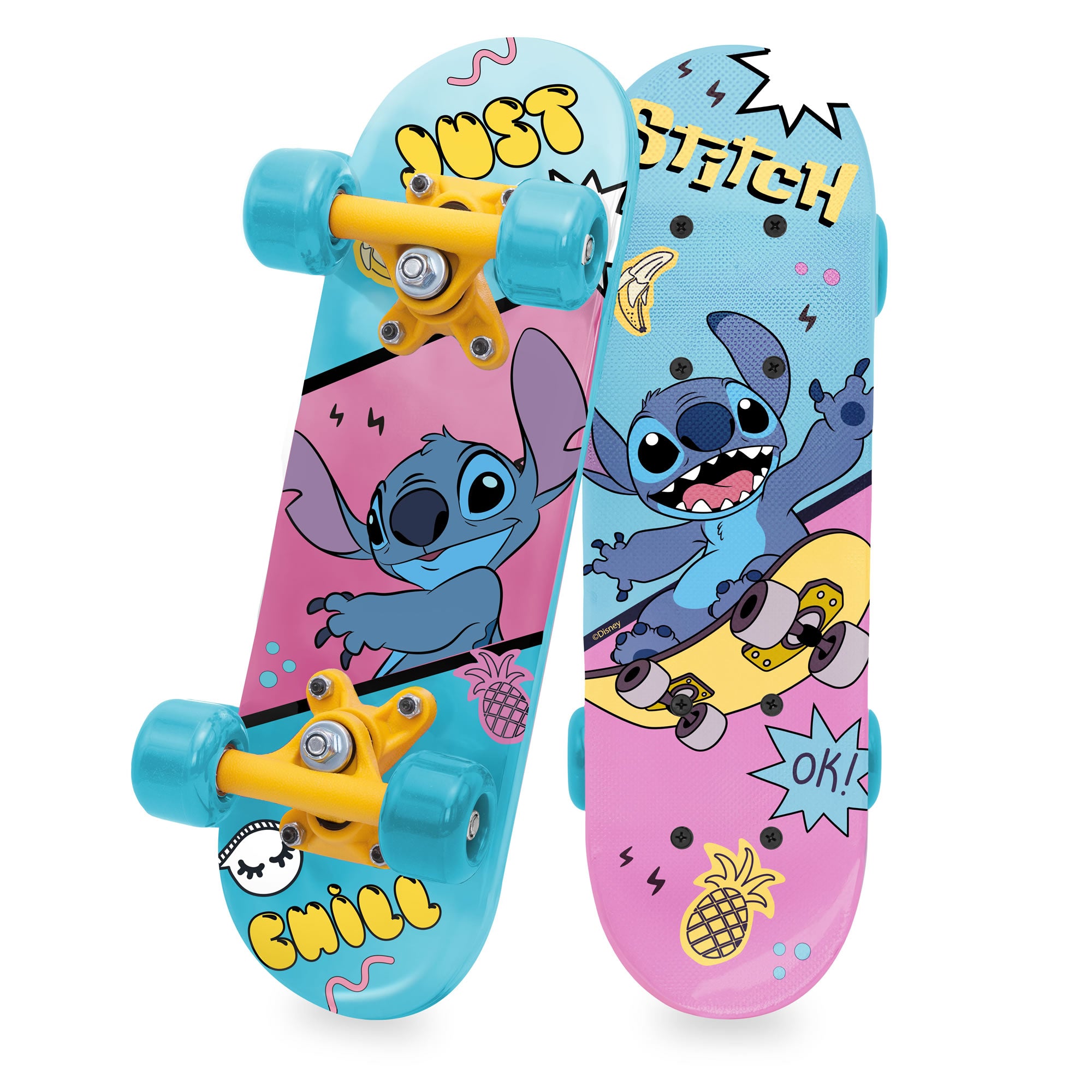 Stitch Skateboard Kinder 42 cm – Lilo & Stitch Disney Funboard