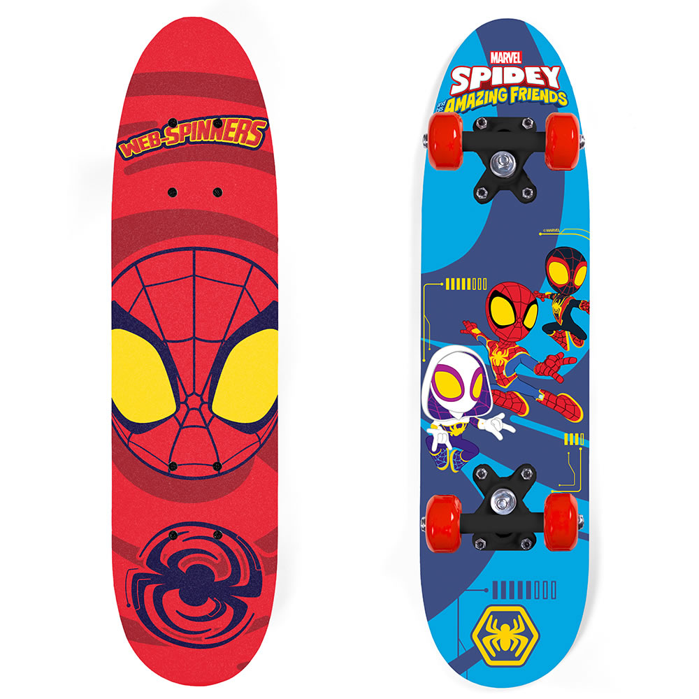 Spider-Man Skateboard 61 cm – Kinder Holz Skateboard 24 Zoll Funboard