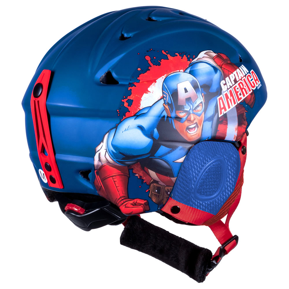 Capitan America Skihelm Snowboardhelm Kinder Helm verstellbar 55-58 cm