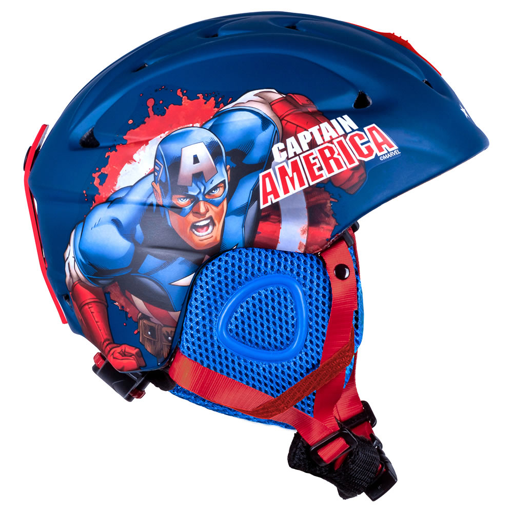 Capitan America Skihelm Snowboardhelm Kinder Helm verstellbar 55-58 cm