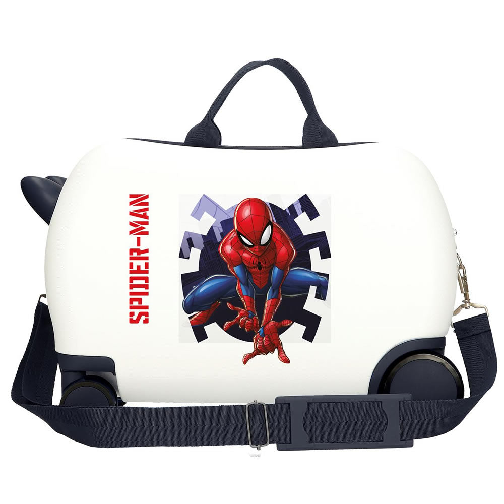 Spider-Man Sitzkoffer Kinder Hartschalen Koffer Ziehkoffer