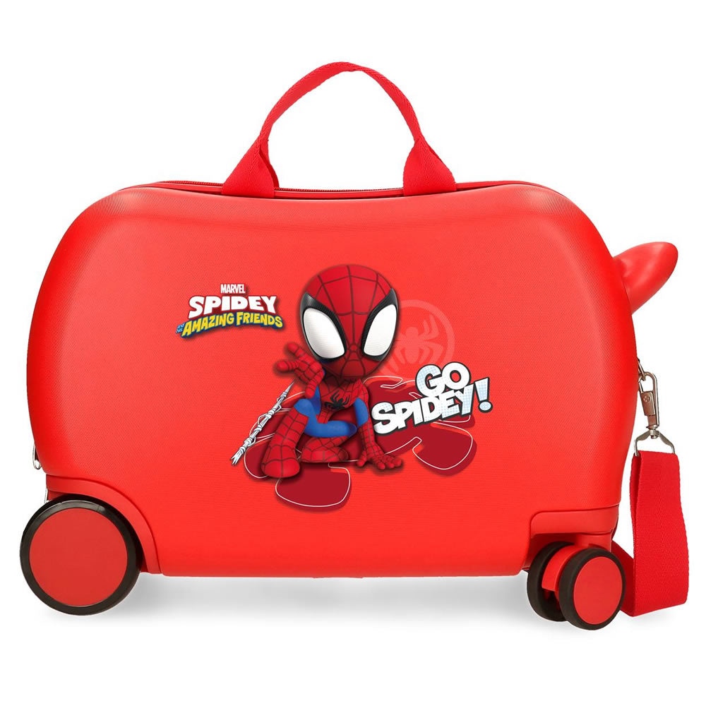 Spidey Sitzkoffer Kinder Hartschalen Koffer Ziehkoffer