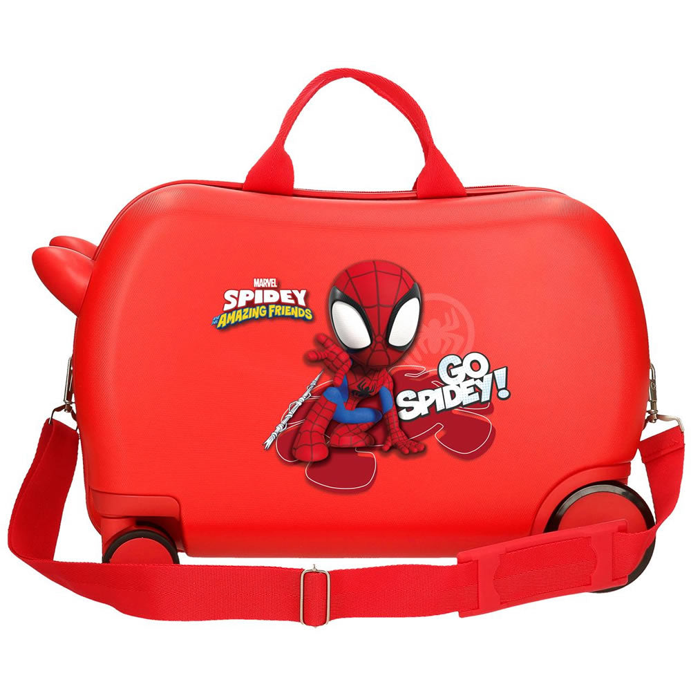 Spidey Sitzkoffer Kinder Hartschalen Koffer Ziehkoffer