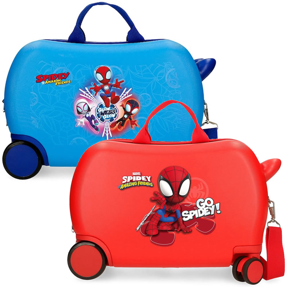 Spidey Sitzkoffer Kinder Hartschalen Koffer Ziehkoffer