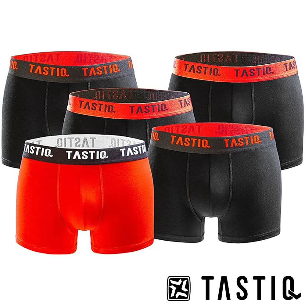 TASTIQ Boxershorts Herren Unterhose 5er Pack in Geschenkbox (S-XXL)