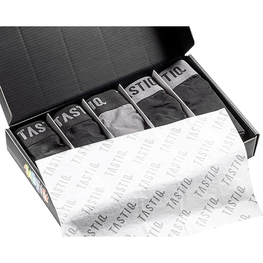 TASTIQ Boxershorts Herren Unterhose 5er Pack in Geschenkbox (S-XXL)