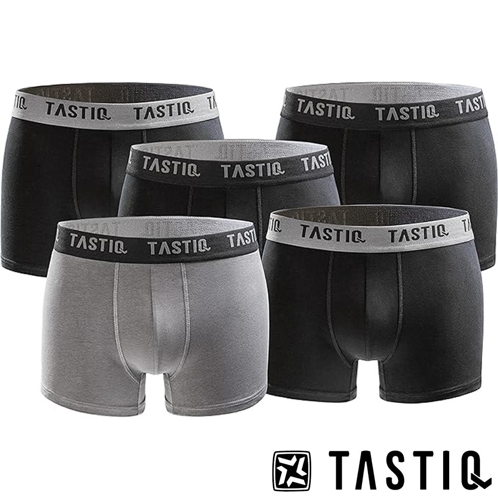 TASTIQ Boxershorts Herren Unterhose 5er Pack in Geschenkbox (S-XXL)