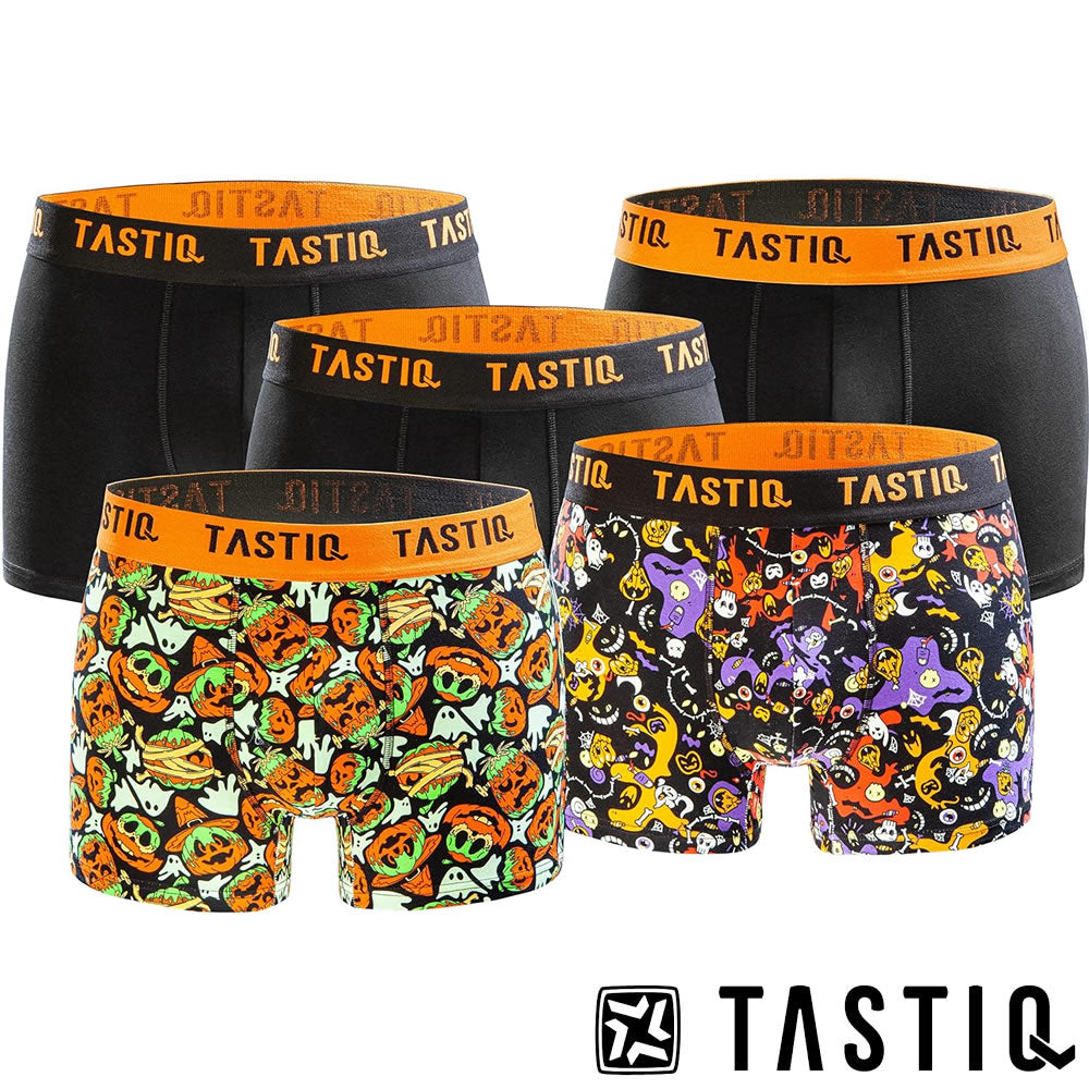 TASTIQ Boxershorts Herren Unterhose 5er Pack in Geschenkbox (S-XXL)