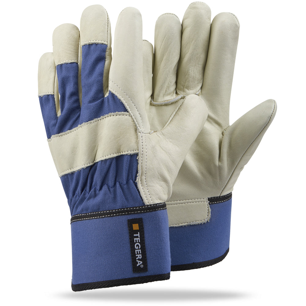 handschuhe zum arbeiten Tegera 105 Arbeitshandschuhe Lederhandschuh Handschuhe für schwere Arb