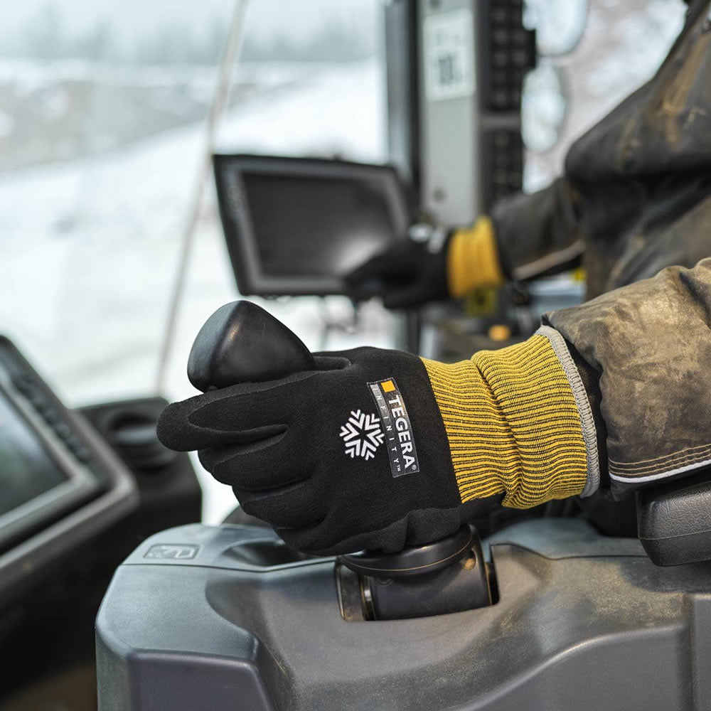 tigha handschuhe Tegera 8810 Arbeitshandschuhe Winterhandschuhe mit Beschichtung