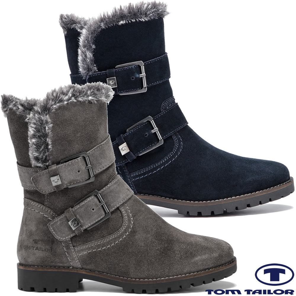 Tom Tailor Damen Stiefel Winterstiefel Stiefeletten Schuhe 7999202