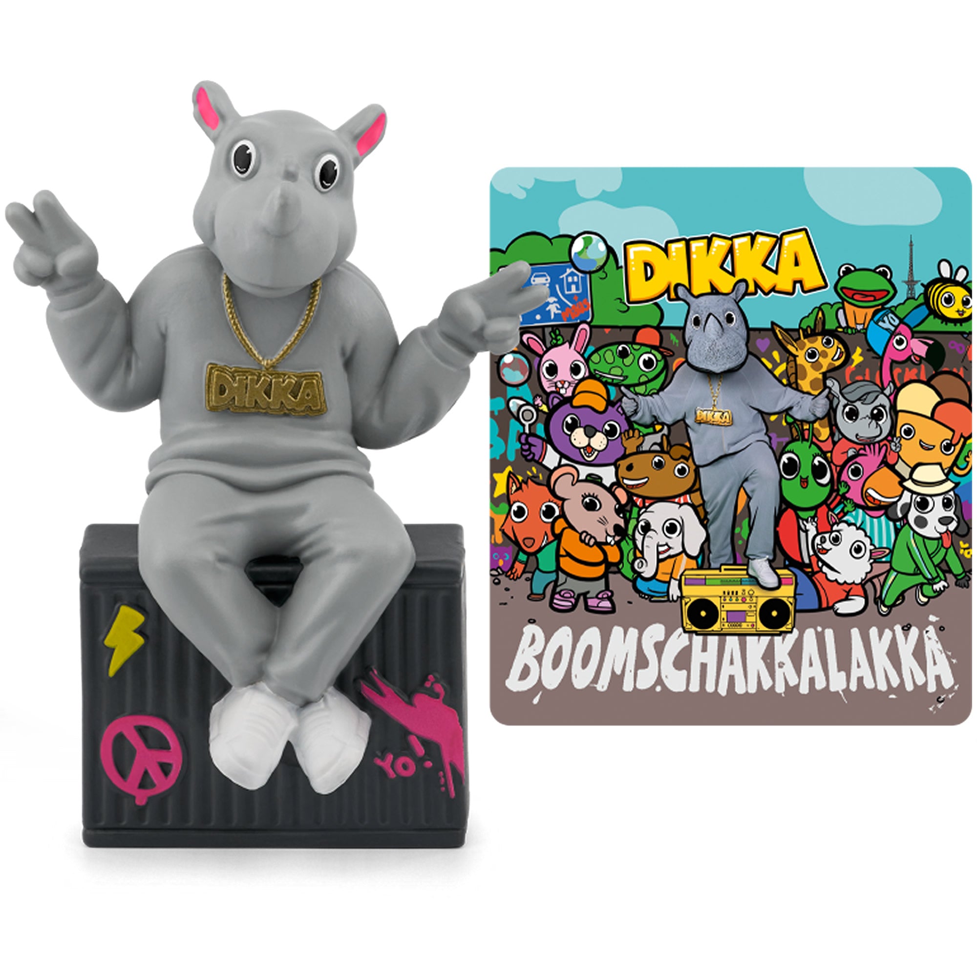 tonies® DIKKA – Boom Schakkalakka Hörfigur für die Toniebox | Musik ab 4 Jahren