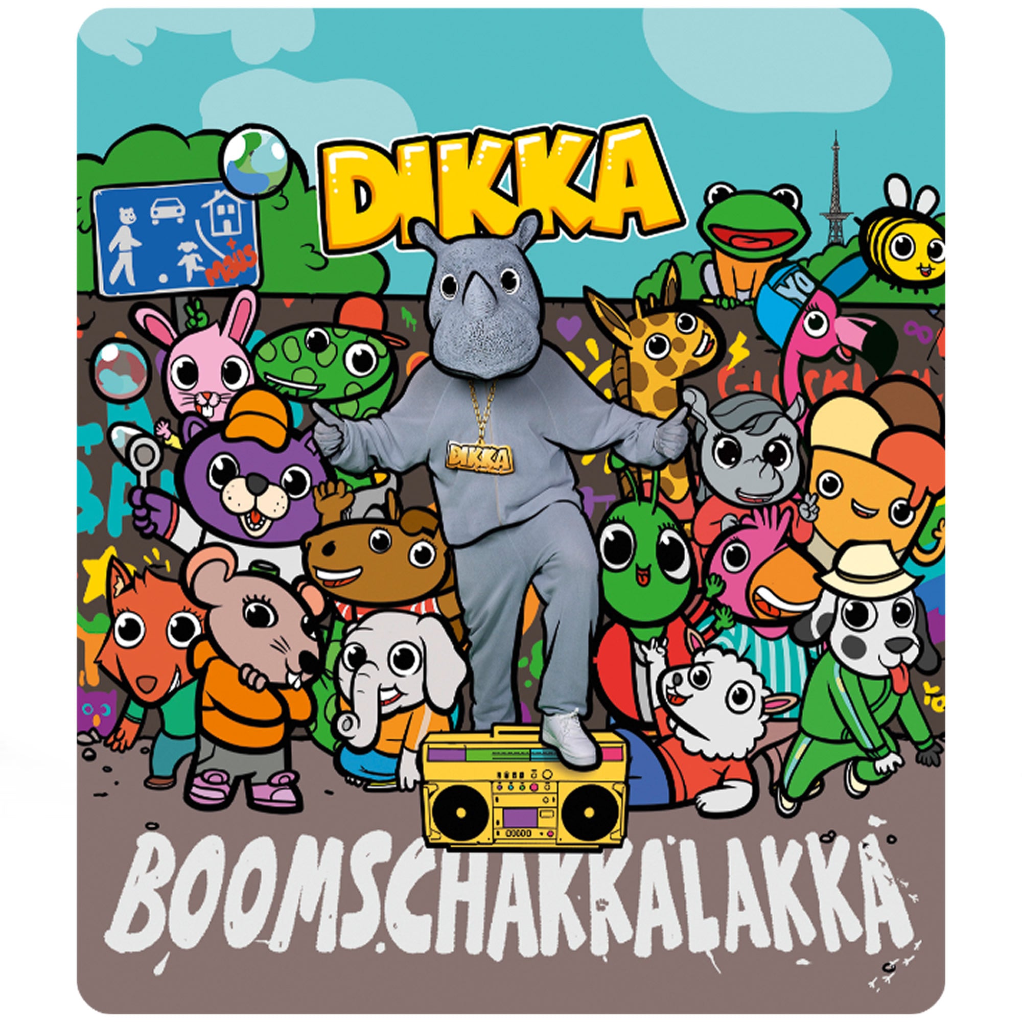 tonies® DIKKA – Boom Schakkalakka Hörfigur für die Toniebox | Musik ab 4 Jahren