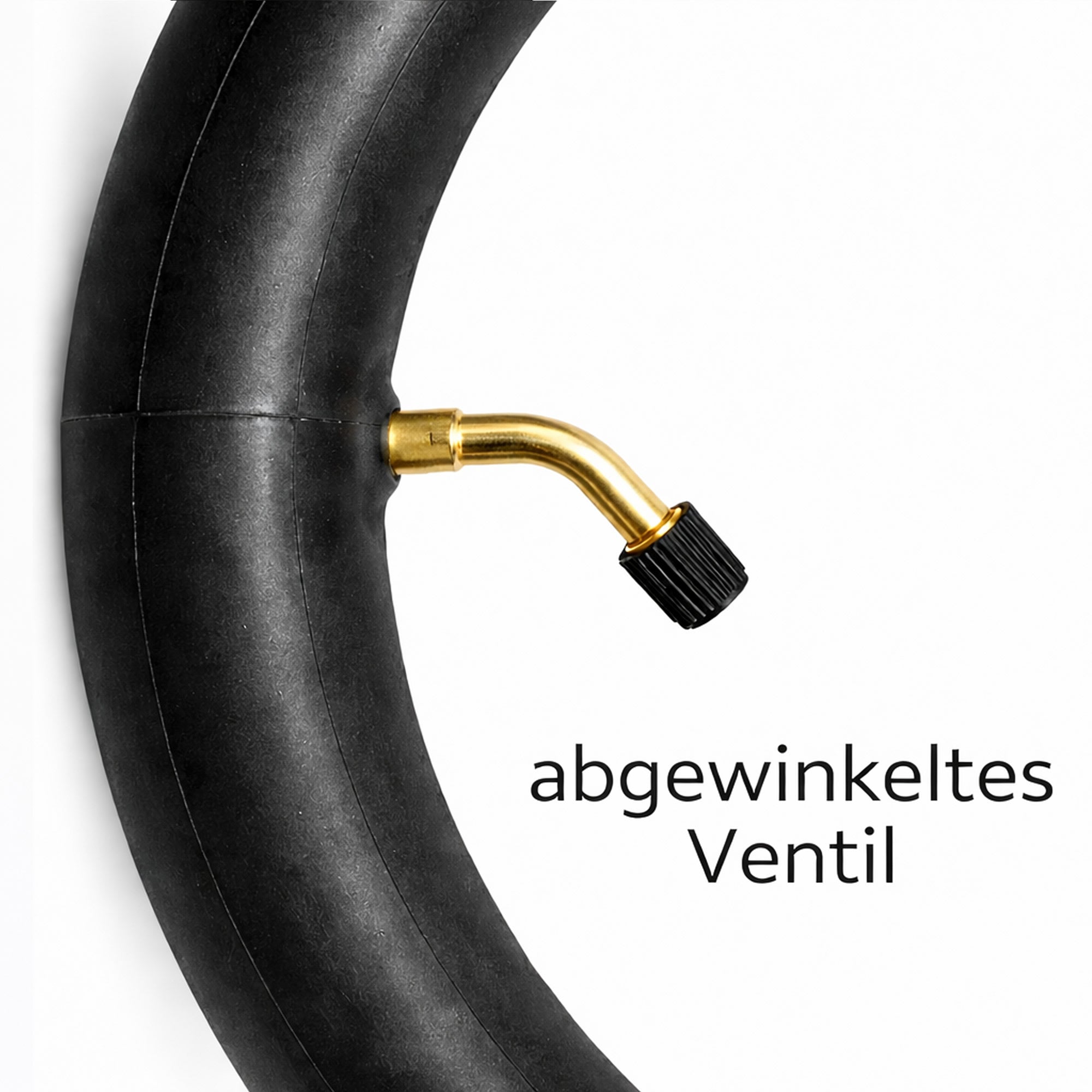 Kinderwagen Schlauch 7 Zoll – Ersatzschlauch mit abgewinkeltem Autoventil