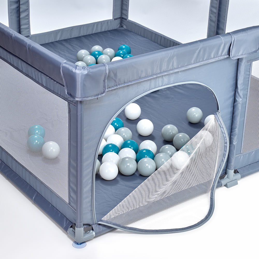 BabyGo XXL playpen playpen crawling area incl. 48 balls play park