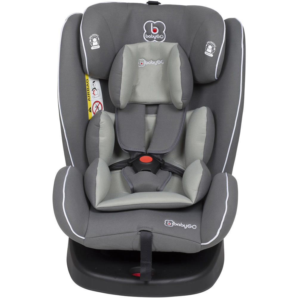 Babyartikel Iso360 BabyGo | Nova Grau Kindersitz Isofix Reboarder Knirpsenland