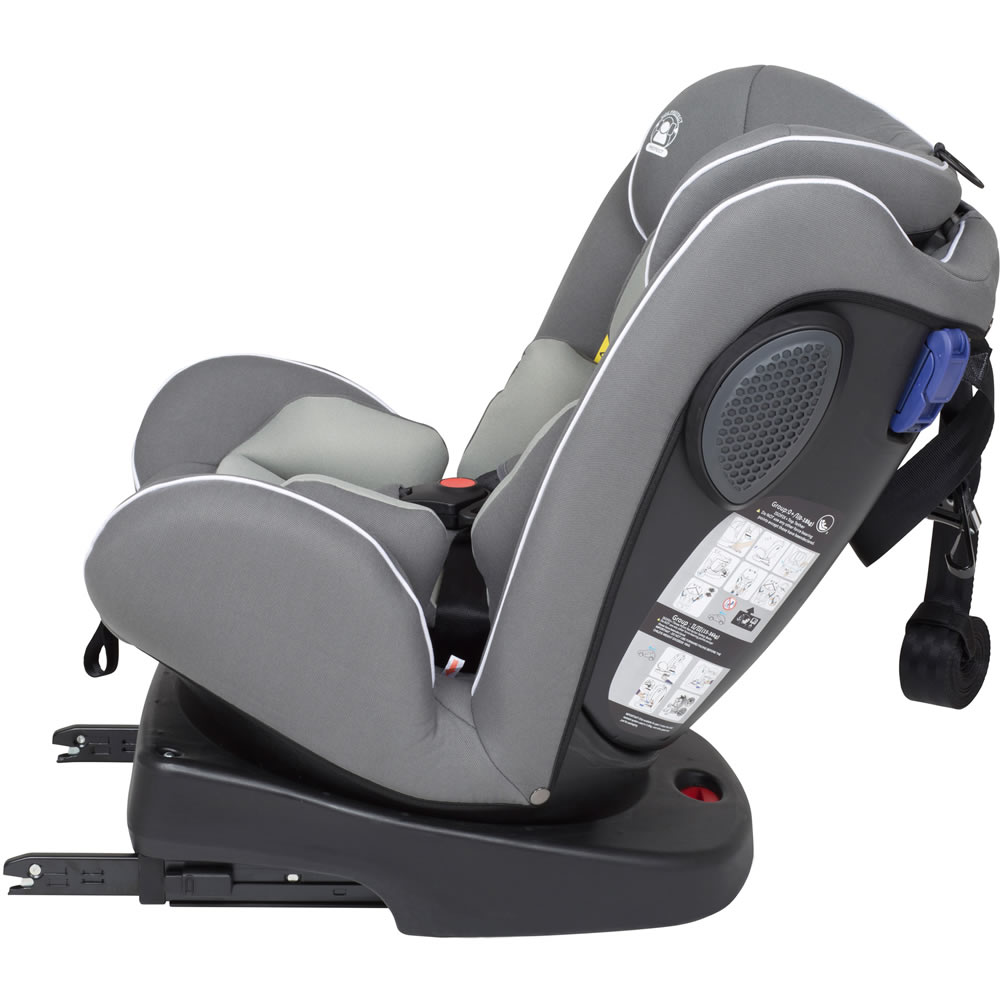 Nova Grau Reboarder Knirpsenland Babyartikel BabyGo Isofix Kindersitz | Iso360