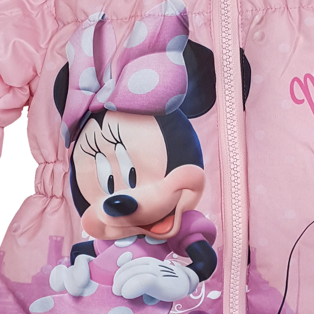 Minnie Mouse Baby Jacke Winterjacke Gesteppt Rosa